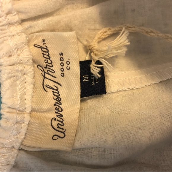 Universal Thread Dresses | Ivory Eyelet Peasant Style Dress | Poshmark